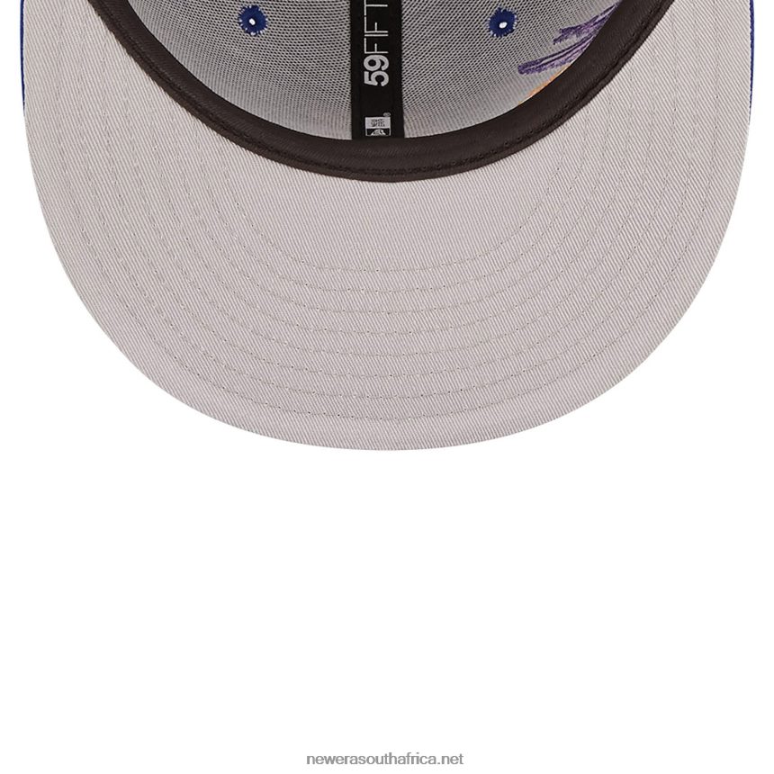 New York Mets MLB Blooming Blue 59FIFTY Fitted Cap New Era TRBRBN1303