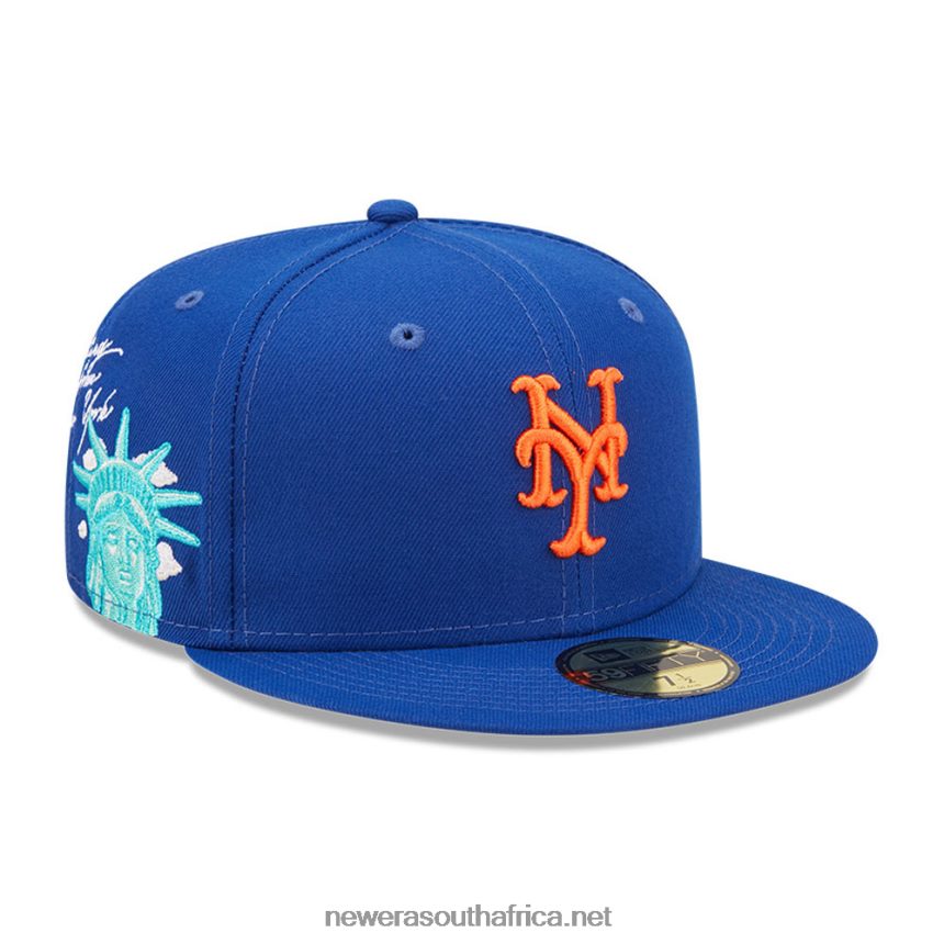 New York Mets MLB Cloud Blue 59FIFTY Fitted Cap New Era TRBRBN610