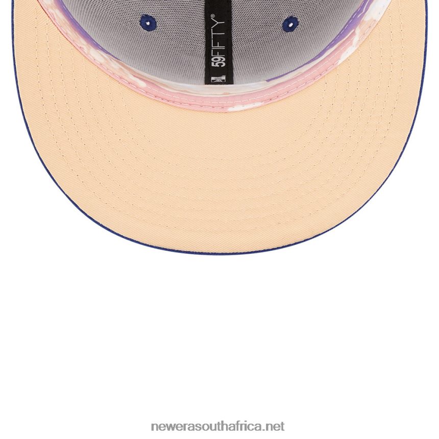 New York Mets MLB Nightbreak Team Blue 59FIFTY Fitted Cap New Era TRBRBN969