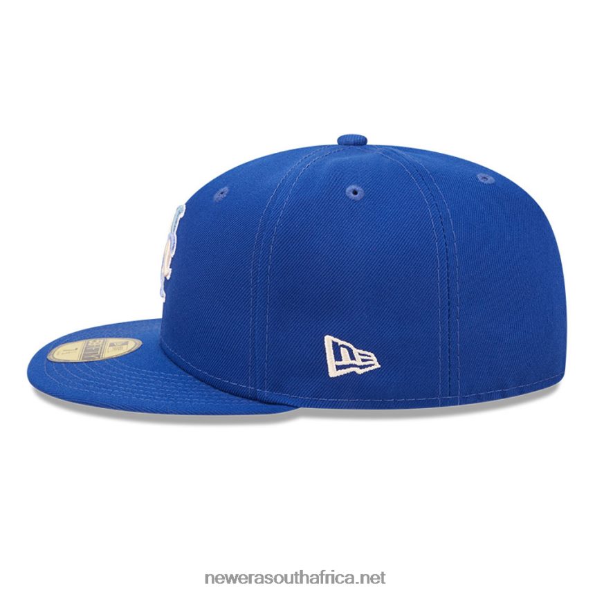 New York Mets MLB Nightbreak Team Blue 59FIFTY Fitted Cap New Era TRBRBN969