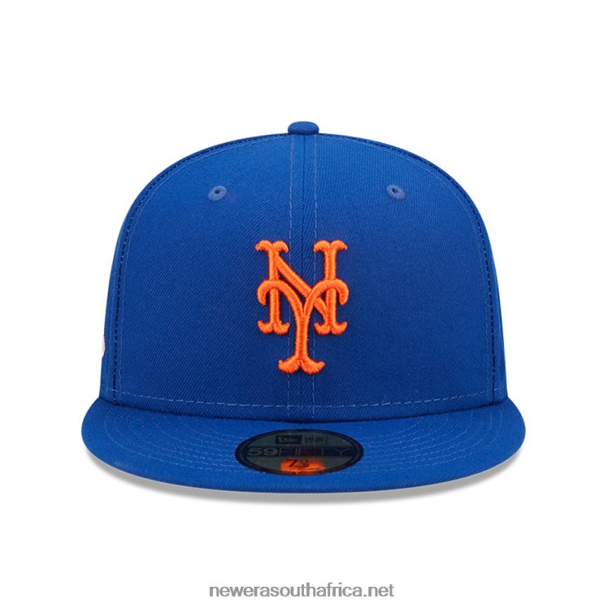 New York Mets MLB Pop Sweat Blue 59FIFTY Fitted Cap New Era TRBRBN844