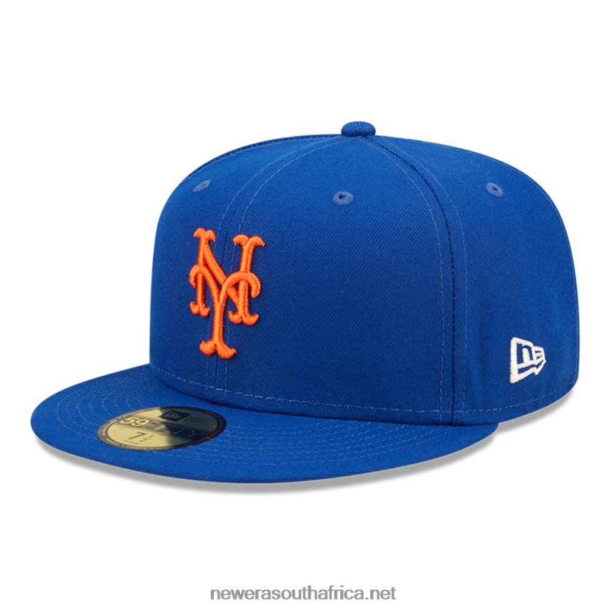 New York Mets MLB Pop Sweat Blue 59FIFTY Fitted Cap New Era TRBRBN844