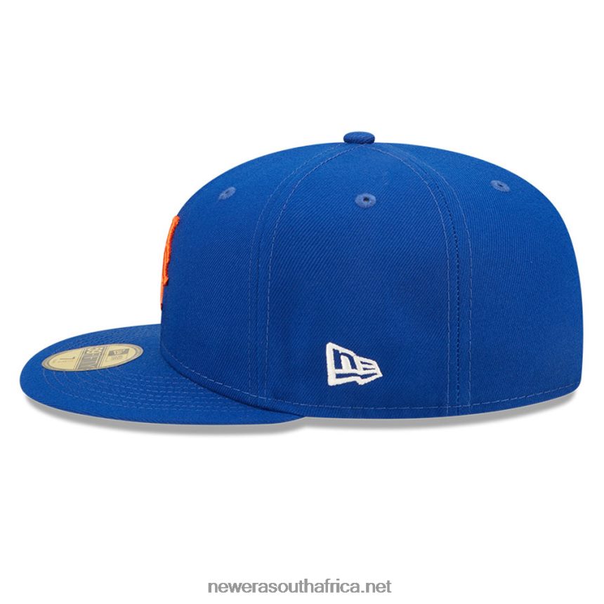 New York Mets MLB Pop Sweat Blue 59FIFTY Fitted Cap New Era TRBRBN844