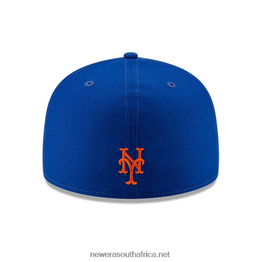 New York Mets MLB Side Patch Bloom Blue 59FIFTY Fitted Cap New Era TRBRBN1031
