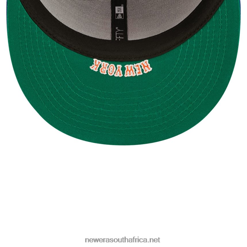 New York Mets MLB Side Split Blue 59FIFTY Fitted Cap New Era TRBRBN483