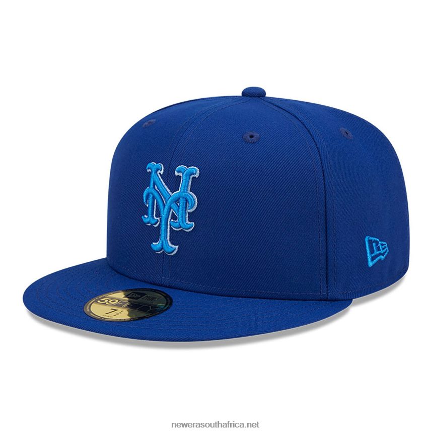 New York Mets Monocamo Blue 59FIFTY Fitted Cap New Era TRBRBN822