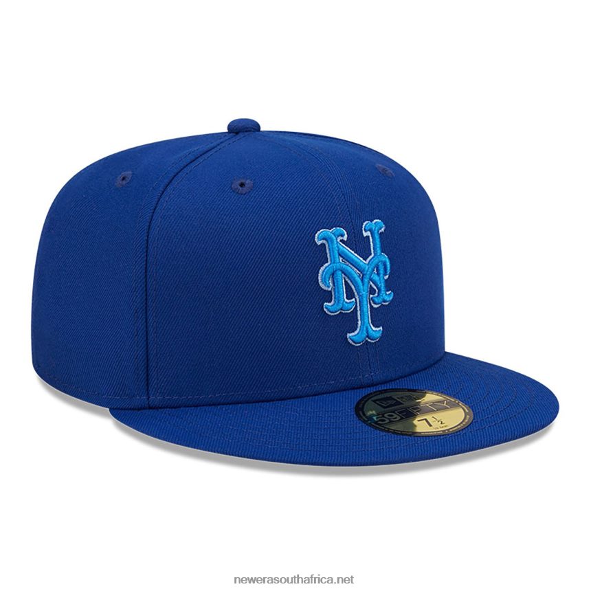 New York Mets Monocamo Blue 59FIFTY Fitted Cap New Era TRBRBN822
