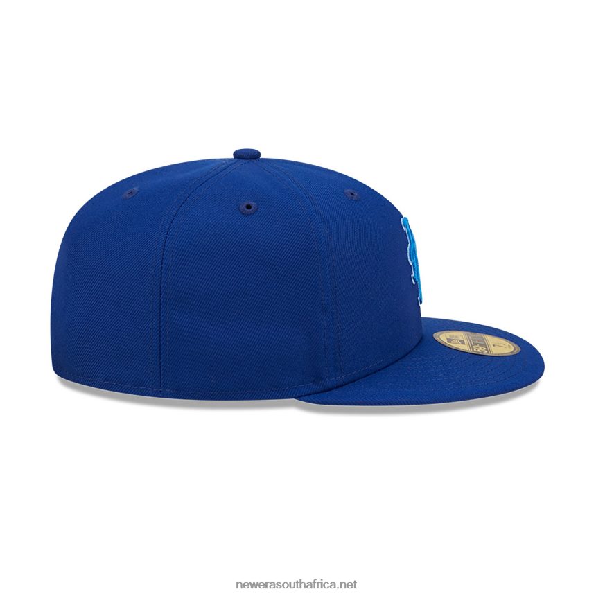 New York Mets Monocamo Blue 59FIFTY Fitted Cap New Era TRBRBN822