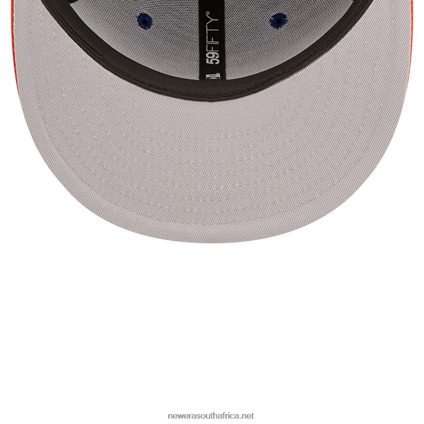 New York Mets NE Letterman Blue 59FIFTY Fitted Cap New Era TRBRBN883