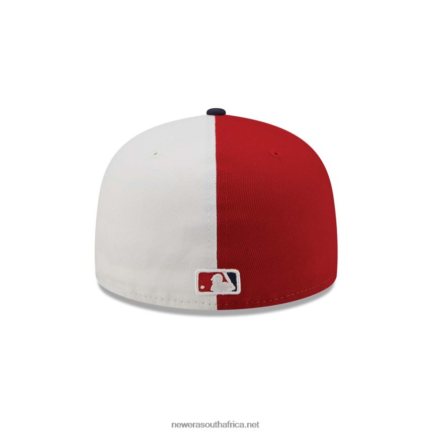 New York Mets Pinwheel Americana Red 59FIFTY Fitted Cap New Era TRBRBN1020