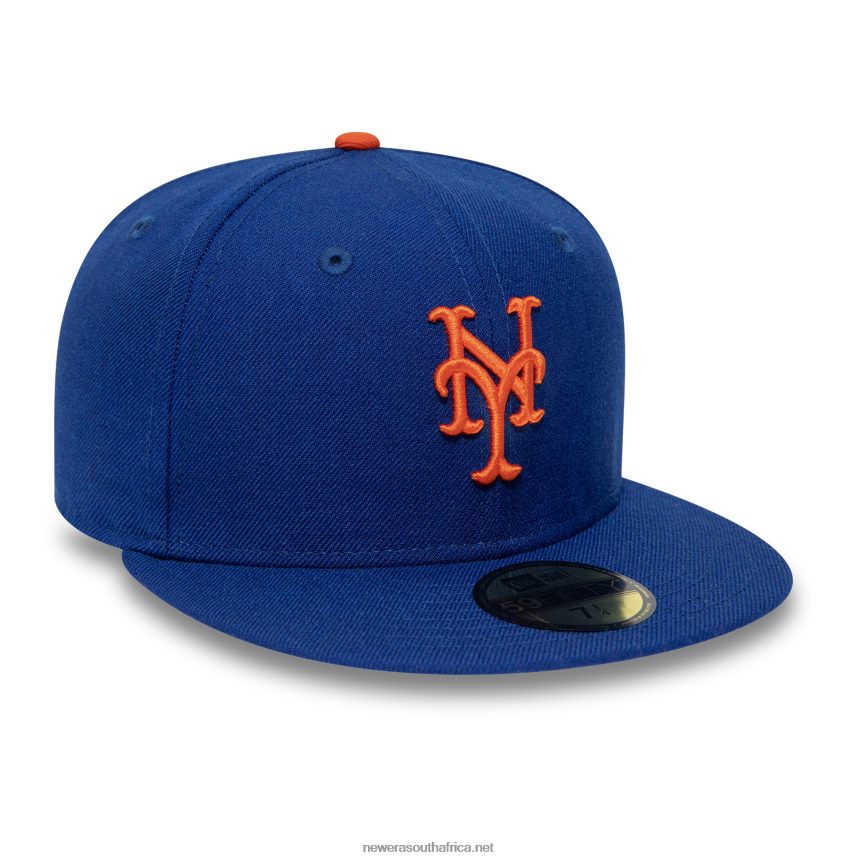 New York Mets Premium Wool Blue 59FIFTY Fitted Cap New Era TRBRBN145