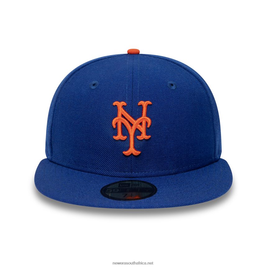 New York Mets Premium Wool Blue 59FIFTY Fitted Cap New Era TRBRBN145