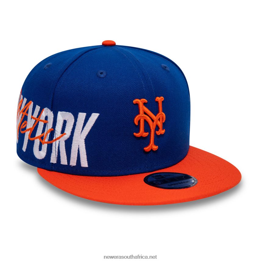 New York Mets Side Font Blue 9FIFTY Snapback Cap New Era TRBRBN2012
