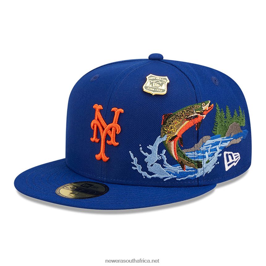 New York Mets State Park Royal Blue 59FIFTY Fitted Cap New Era TRBRBN283