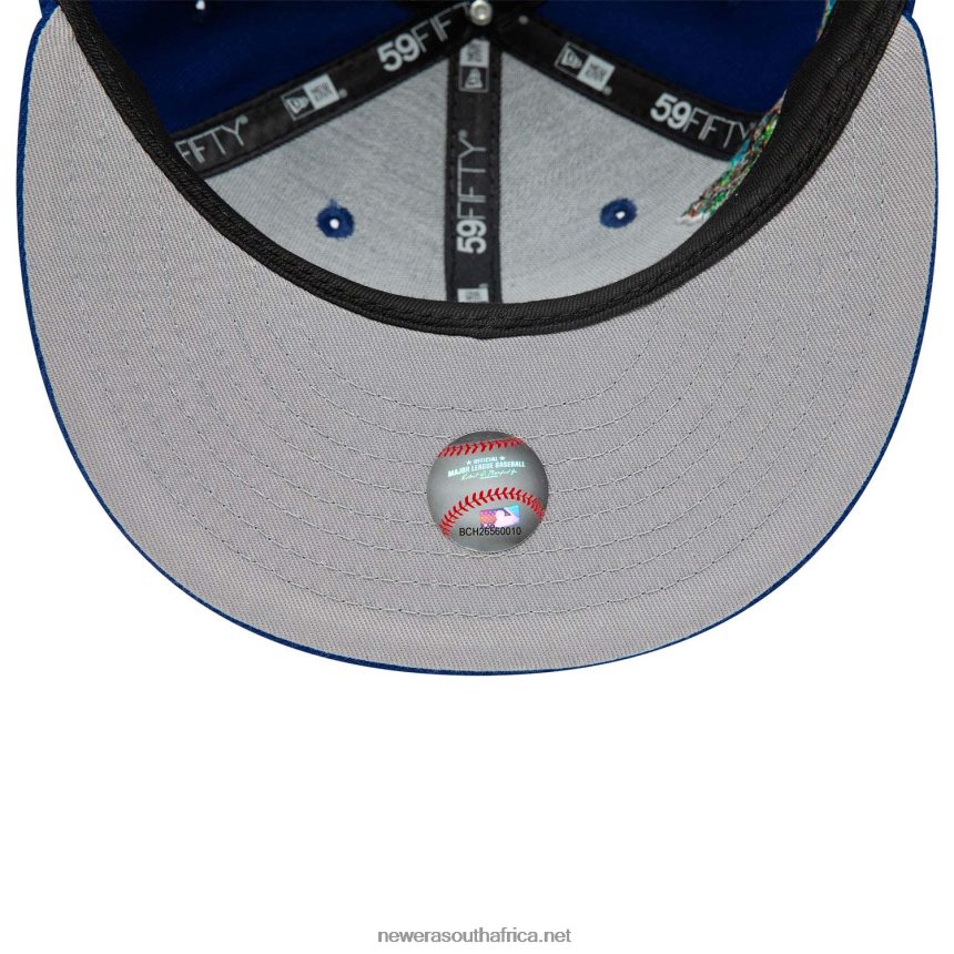 New York Mets Stateview Blue 59FIFTY Fitted Cap New Era TRBRBN1226