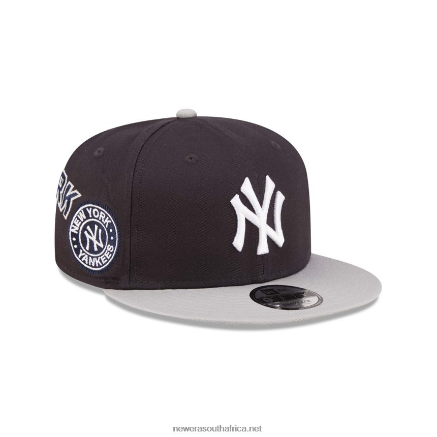 New York Yankees All Over Patch Navy 9FIFTY Snapback Cap New Era TRBRBN1983