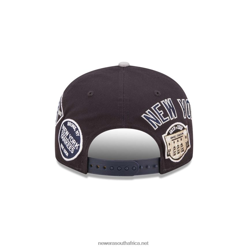 New York Yankees All Over Patch Navy 9FIFTY Snapback Cap New Era TRBRBN1983