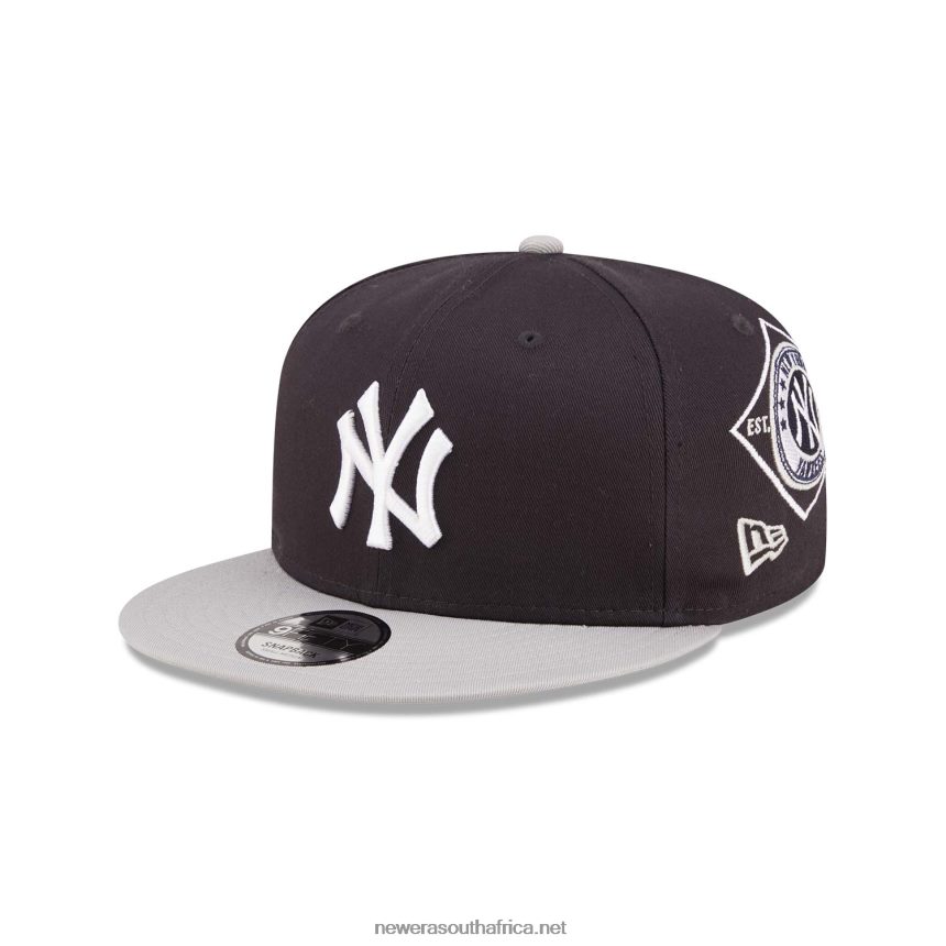 New York Yankees All Over Patch Navy 9FIFTY Snapback Cap New Era TRBRBN1983