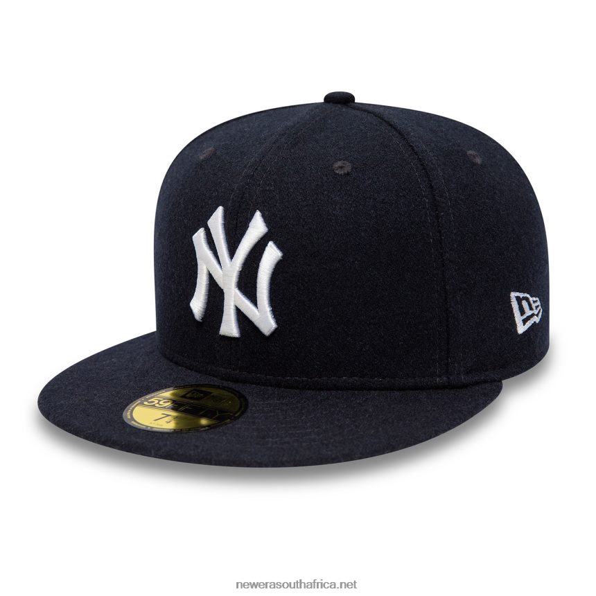 New York Yankees Anniversary Wool Navy 59FIFTY Fitted Cap New Era TRBRBN206