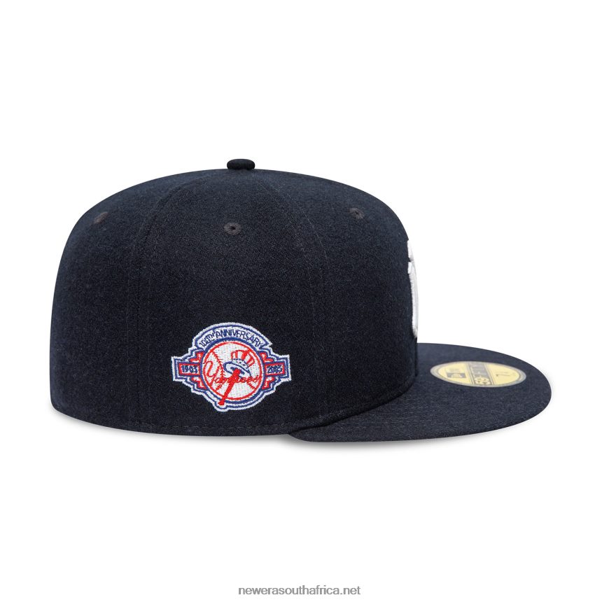 New York Yankees Anniversary Wool Navy 59FIFTY Fitted Cap New Era TRBRBN206