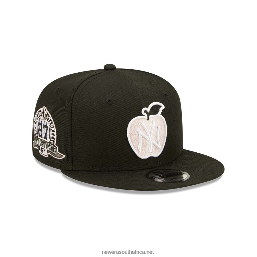 New York Yankees Apple Black 9FIFTY Snapback Cap New Era TRBRBN2076