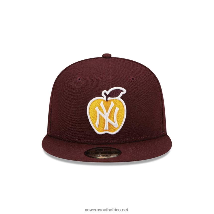 New York Yankees Apple Dark Purple 9FIFTY Snapback Cap New Era TRBRBN2023