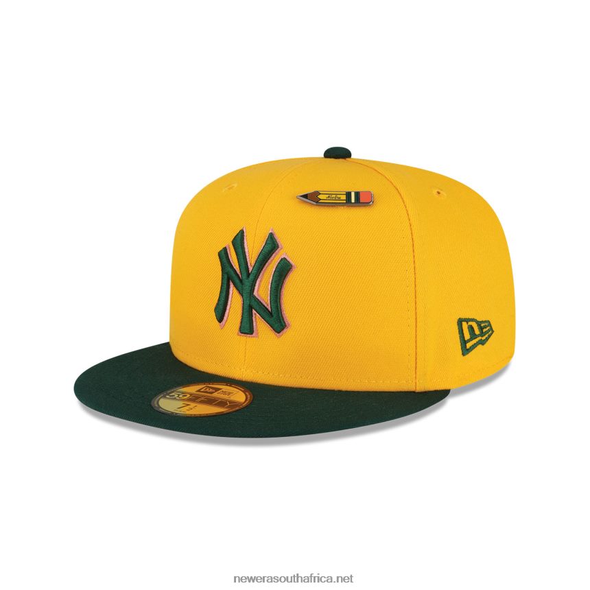 New York Yankees Back to School Yellow 59FIFTY Fitted Cap New Era TRBRBN1141
