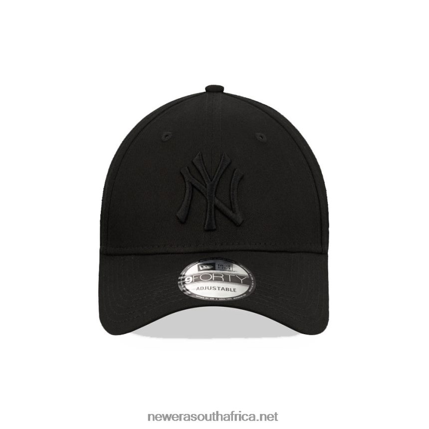 New York Yankees Black 9FORTY Snapback Cap New Era TRBRBN1592