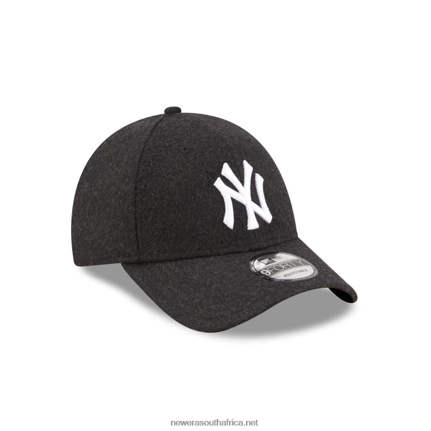 New York Yankees Black Wool 9FORTY Adjustable Cap New Era TRBRBN1751