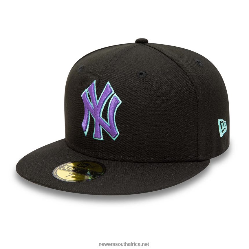 New York Yankees Black and Blue Tint 59FIFTY Fitted Cap New Era TRBRBN704
