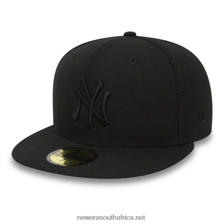 New York Yankees Black on Black 59FIFTY Cap New Era TRBRBN975