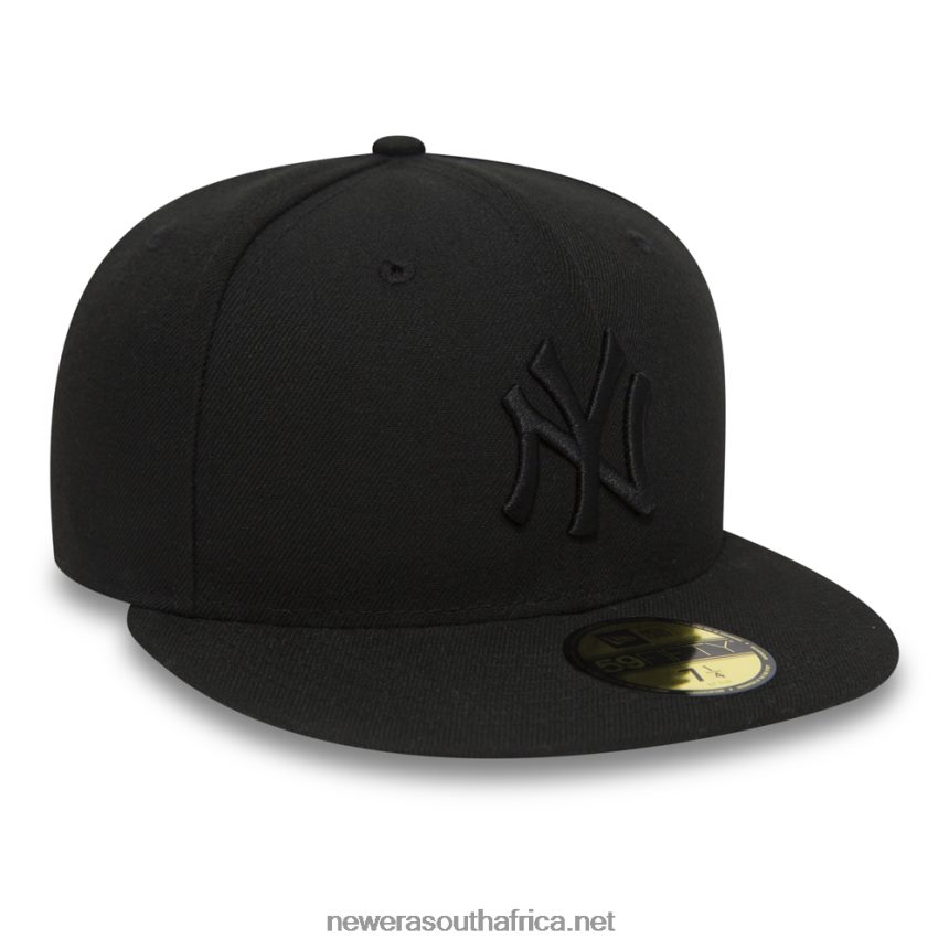 New York Yankees Black on Black 59FIFTY Cap New Era TRBRBN975