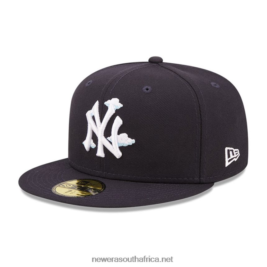 New York Yankees Comic Cloud Navy 59FIFTY Fitted Cap New Era TRBRBN1205