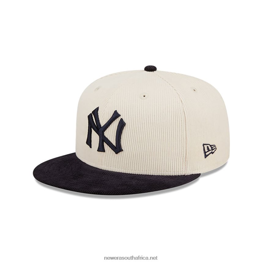 New York Yankees Cooperstown White 59FIFTY Fitted Cap New Era TRBRBN286