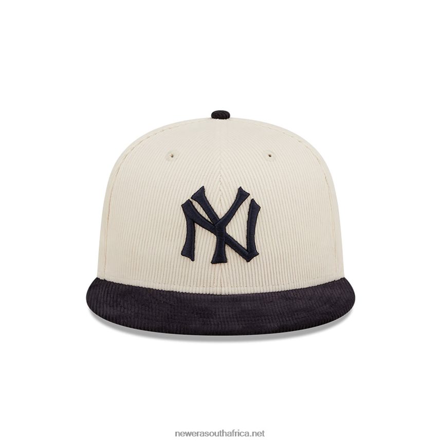 New York Yankees Cooperstown White 59FIFTY Fitted Cap New Era TRBRBN286