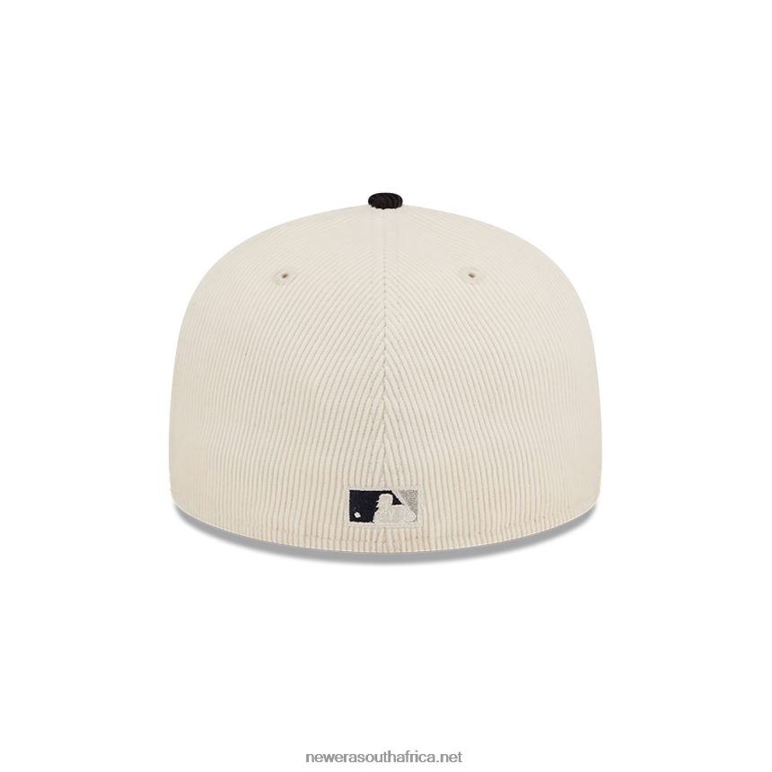 New York Yankees Cooperstown White 59FIFTY Fitted Cap New Era TRBRBN286