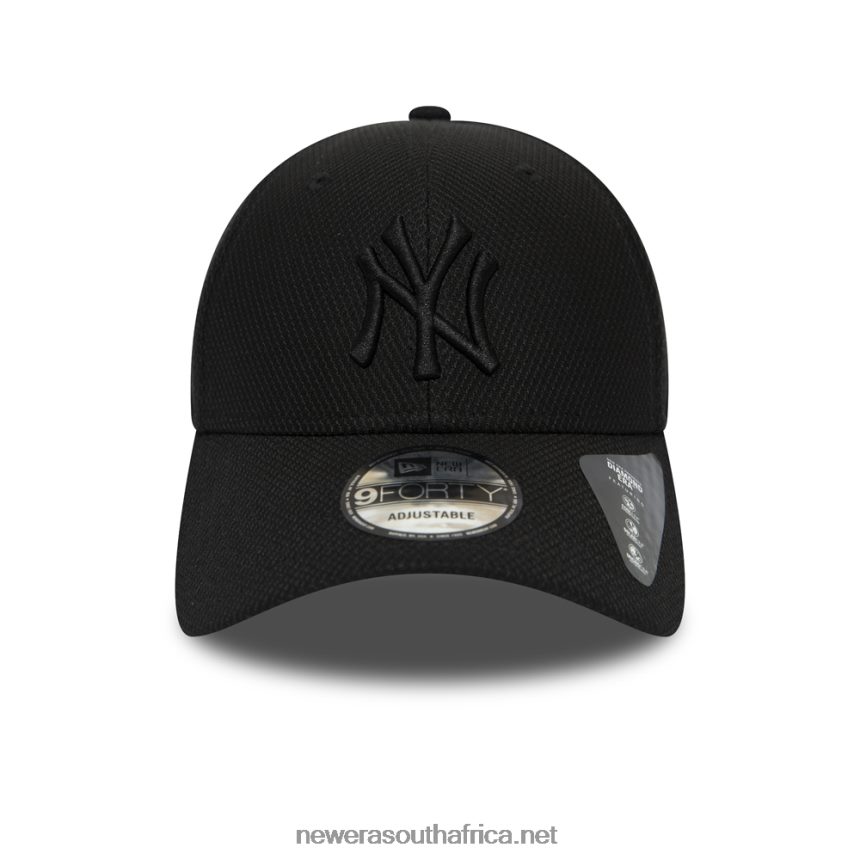 New York Yankees Diamond Era Black 9FORTY Cap New Era TRBRBN1523