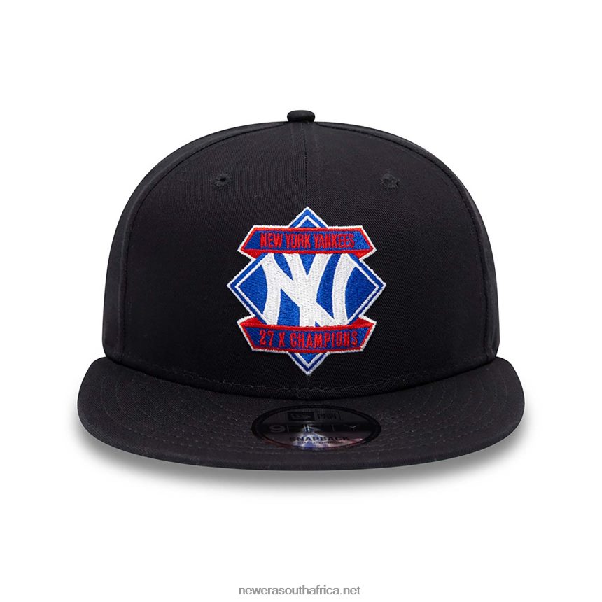 New York Yankees Diamond Patch Navy 9FIFTY Snapback Cap New Era TRBRBN1865