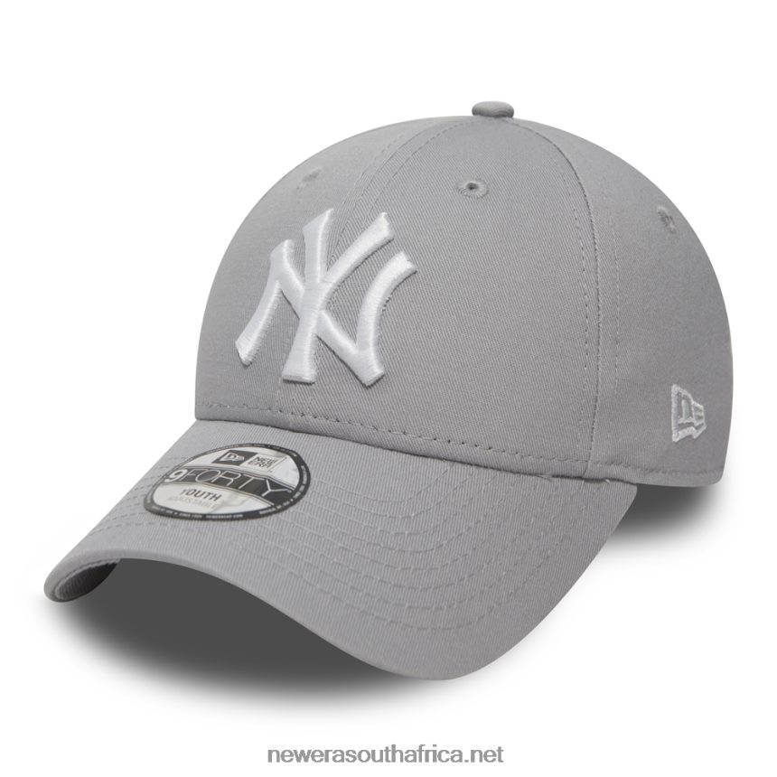 New York Yankees Essential Kids Grey 9FORTY Cap New Era TRBRBN1789