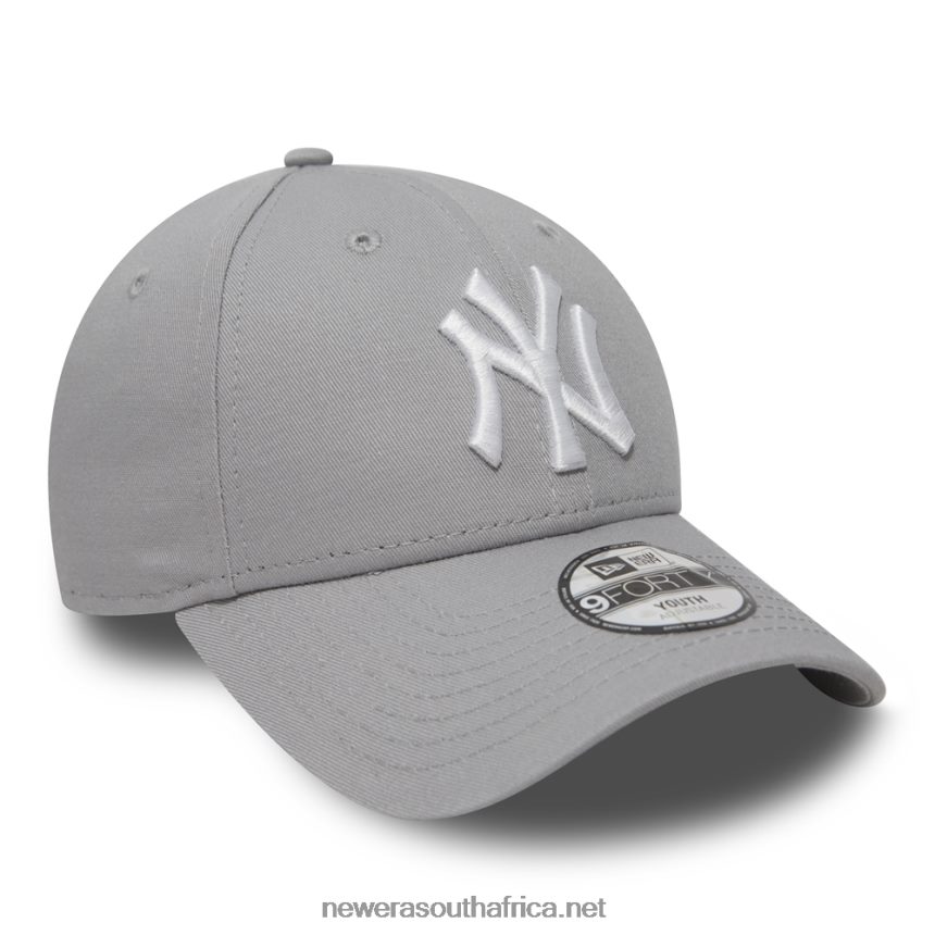 New York Yankees Essential Kids Grey 9FORTY Cap New Era TRBRBN1789