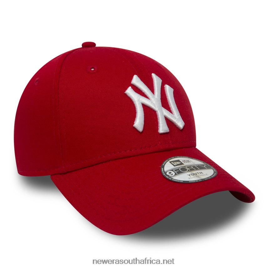 New York Yankees Essential Kids Red 9FORTY Cap New Era TRBRBN1820