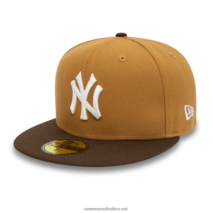 New York Yankees Fall Colours Contrast Visor Brown 59FIFTY Fitted Cap New Era TRBRBN757