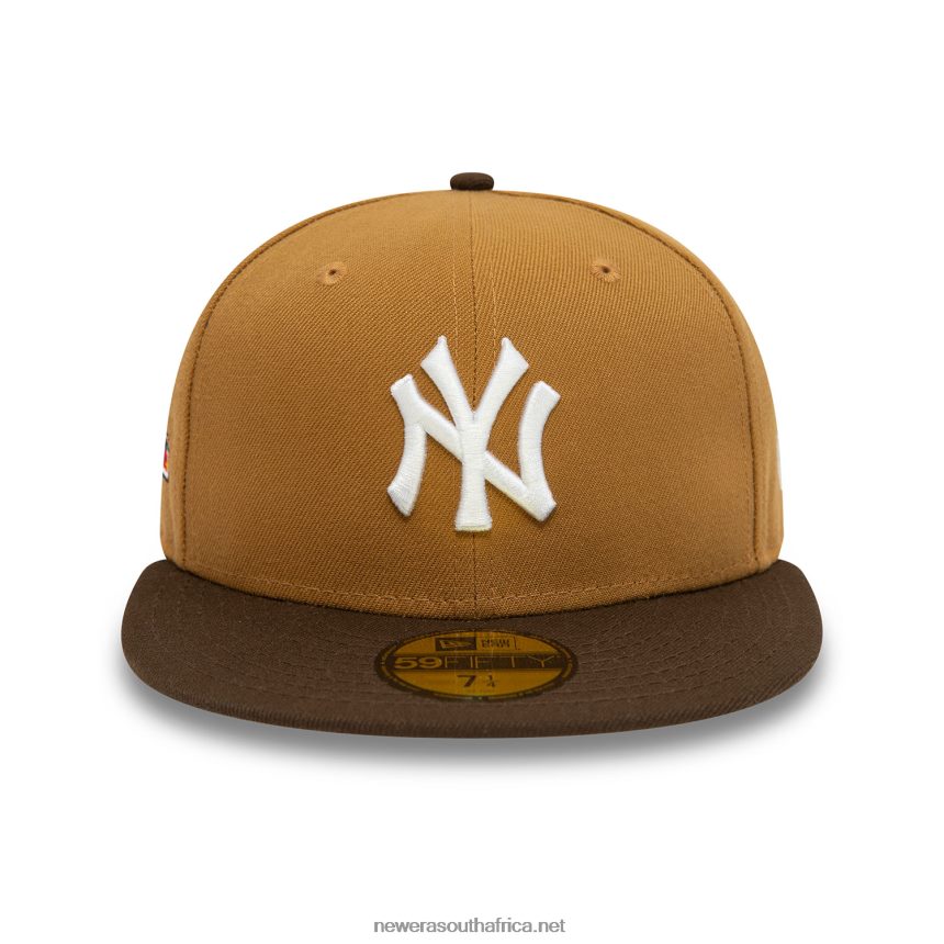 New York Yankees Fall Colours Contrast Visor Brown 59FIFTY Fitted Cap New Era TRBRBN757