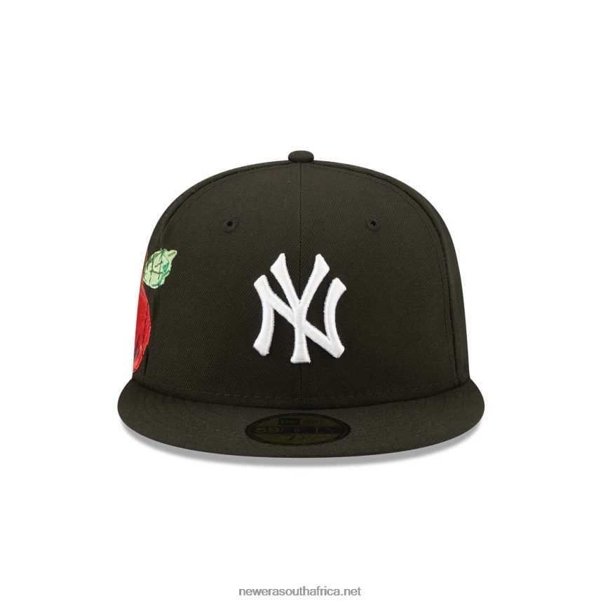 New York Yankees Fruit Black 59FIFTY Fitted Cap New Era TRBRBN45