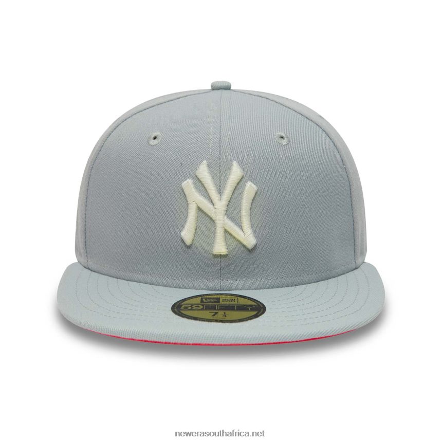 New York Yankees Grey Basics 59FIFTY Fitted Cap New Era TRBRBN990