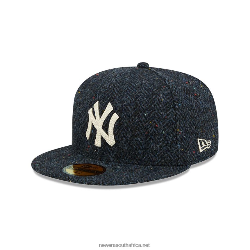 New York Yankees Harris Tweed Navy 59FIFTY Fitted Cap New Era TRBRBN325