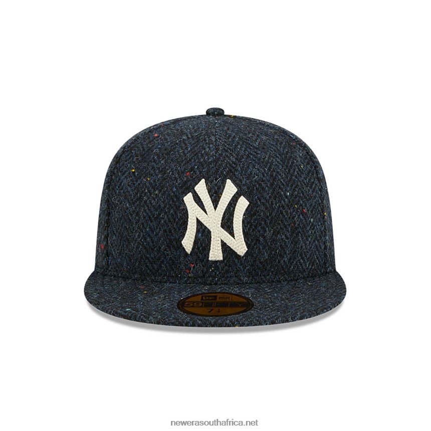 New York Yankees Harris Tweed Navy 59FIFTY Fitted Cap New Era TRBRBN325