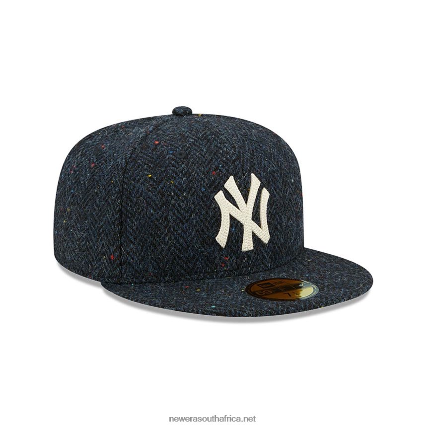 New York Yankees Harris Tweed Navy 59FIFTY Fitted Cap New Era TRBRBN325