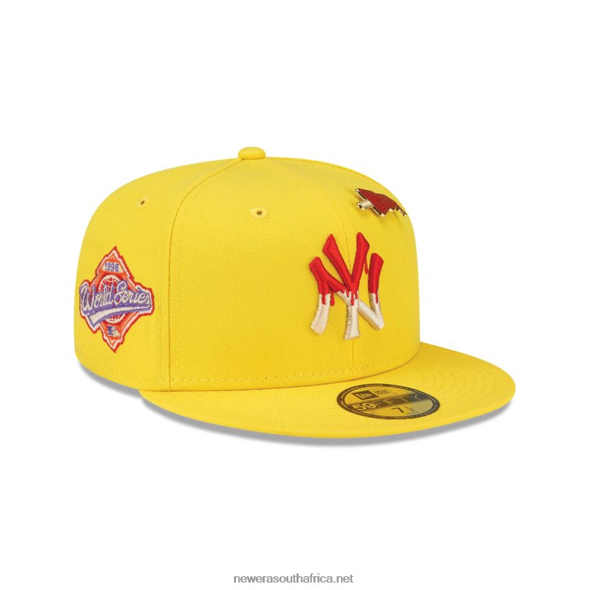 New York Yankees Icy Pop Bright Yellow 59FIFTY Fitted Cap New Era TRBRBN48