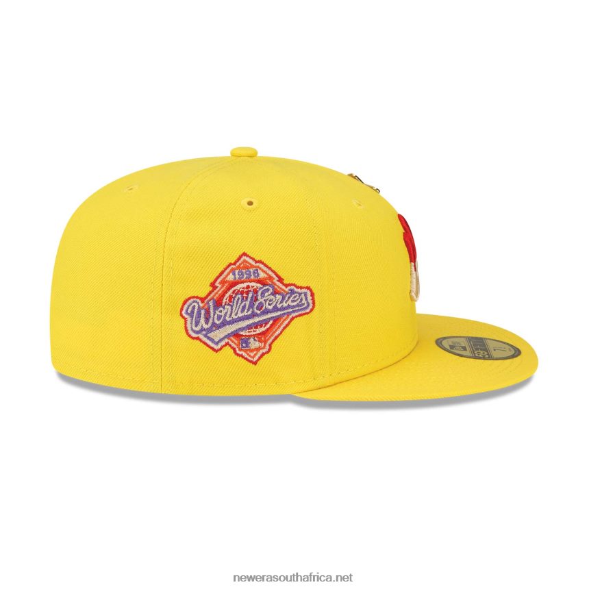 New York Yankees Icy Pop Bright Yellow 59FIFTY Fitted Cap New Era TRBRBN48
